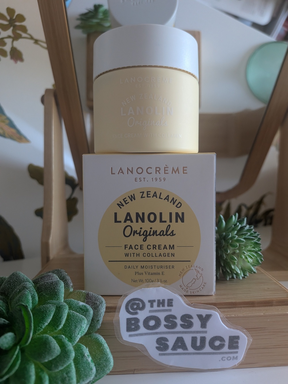 🌸 Lanocreme Lanolin Originals Face Cream Vitamin E NWT 100 G